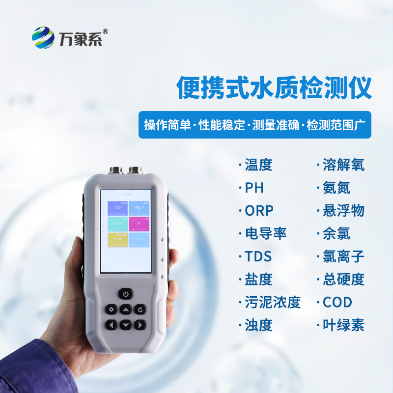手持多參數(shù)水質(zhì)檢測儀，小巧便攜精度高！